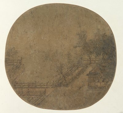 Bjergterrasse og pavillon, 960-1279. af Unbekannt