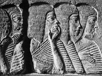 Sørgende ved begravelsen af en mefitisk ypperstepræst, c1350 f.Kr. 1936 af Unbekannt