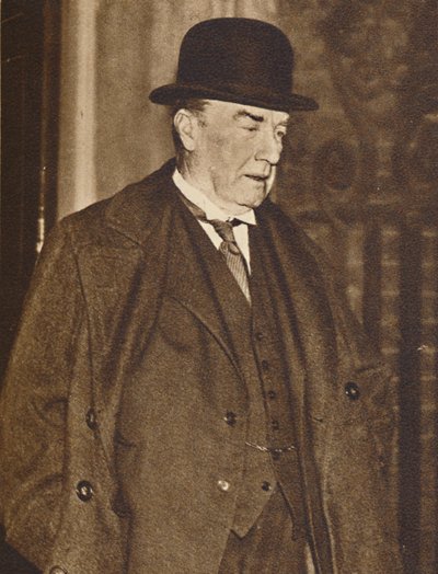 Mr. Baldwin forlader nr. 10 for at besøge kong Edward på fortet, 5. december 1936 1937 af Unbekannt