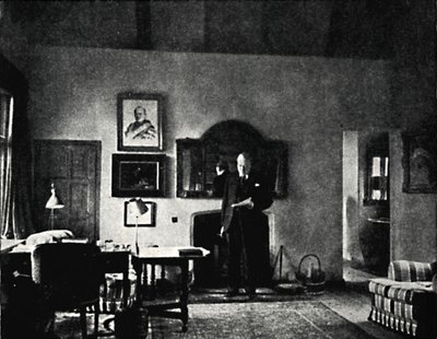 Mr. Churchill i hans studie i Westerham, 1930