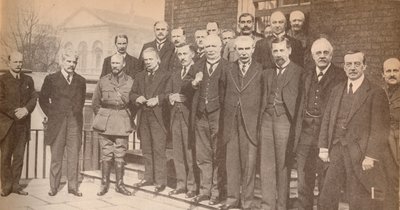 Mr. Lloyd George, premierminister, og nogle af hans kolleger i 1917, c1917, 1935 af Unbekannt