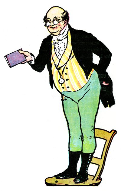 Mr. Pickwick, fra The Pickwick Papers af Charles Dickens, 1912 af Unbekannt