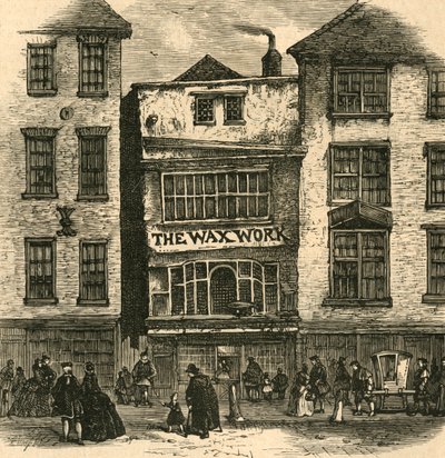 Mrs. Salmons Waxwork, Fleet Street - Palace of Henry VIII. og kardinal Wolsey, 1897. af Unbekannt