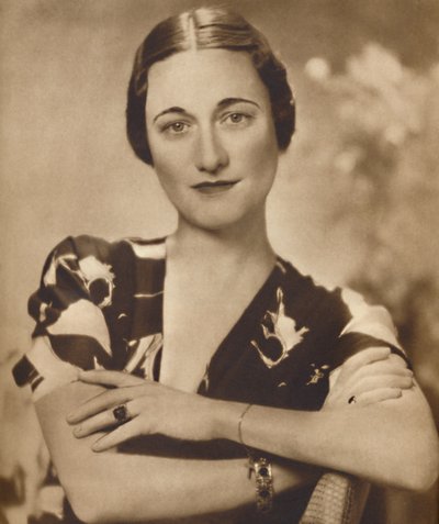 Mrs Simpson: A Studio Portrait, 1937 af Unbekannt