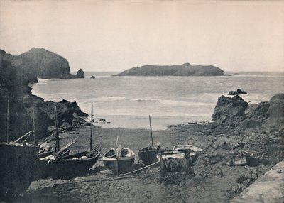 Mullion Cove - Viser Mullion Island, 1895 af Unbekannt