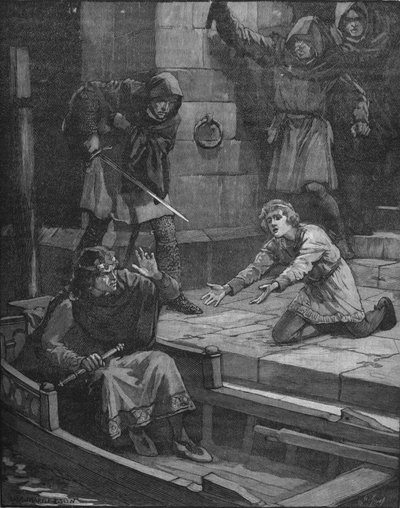Mordet på Prins Arthur, 1203 1905 af Unbekannt