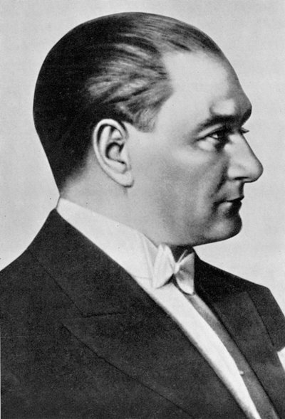 Mustafa Kemal Ataturk 1881-1938, tyrkisk statsmand af Unbekannt