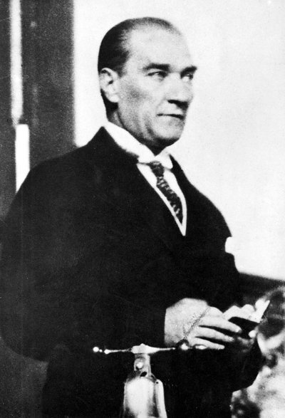 Mustafa Kemal Ataturk 1881-1938, tyrkisk statsmand af Unbekannt
