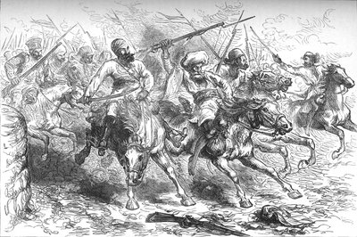 Mytterister på vej mod Delhi, c1880 af Unbekannt