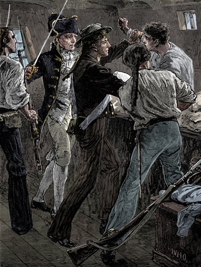 Mytteri af besætningen på Bounty, 1789 slutningen af det 19. århundrede af Unbekannt