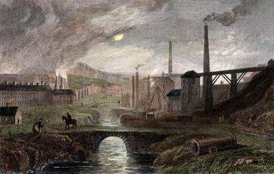 Nant-y-Glow Iron Works, Monmouthshire, Wales, c1780, c1830 af Unbekannt