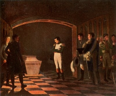 Napoleon I ved Frederik den Stores grav, 27. oktober 1806, 1936. af Unbekannt