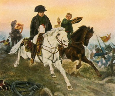 Napoleon på tilbagetoget fra Waterloo, 18. juni 1815, 1936. af Unbekannt