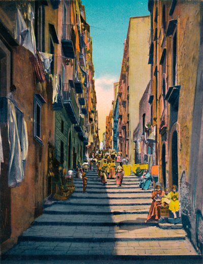 Napoli - Pallonetti Santa Lucia, c1900. af Unbekannt