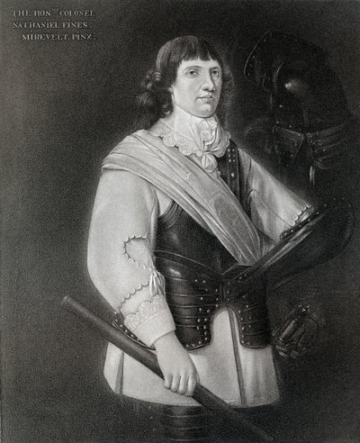 Nathaniel Fiennes, c1608-1669, engelsk politiker, 1600-tallet, 1899 af Unbekannt