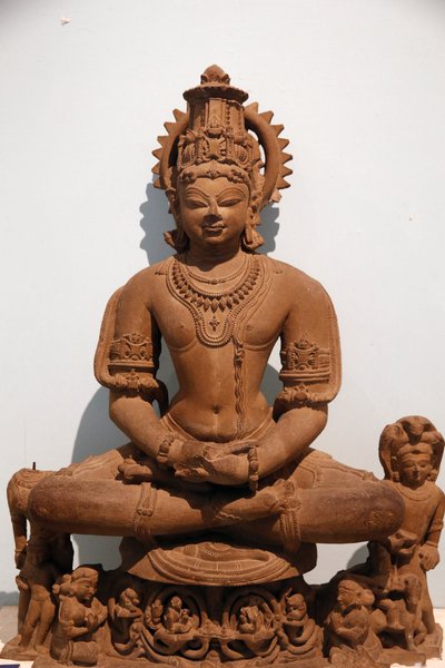Indiens nationalmuseum, Delhi. Yoganarayana. Chandela af Unbekannt