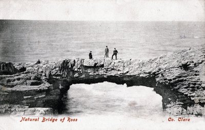 Natural Bridge of Ross, County Clare, Irland, 1906 af Unbekannt