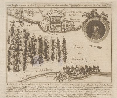 Søslag mellem den russiske og osmanniske flåde den 22. juni 1788, 1788. af Unbekannt