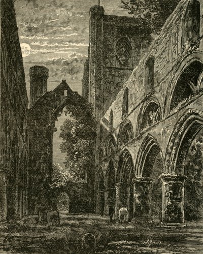 Skibet af Dunkeld Cathedral, 1898. af Unbekannt