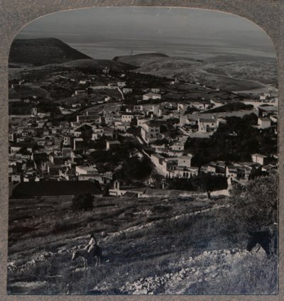 Nazareth og nedbørsbjerget, ca. 1900 af Unbekannt