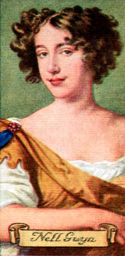 Nell Gwyn, taget fra en serie af cigaretkort, 1935 af Unbekannt