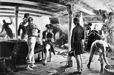 Nelson beseglede sit historiske budskab i København, 1801 af Unbekannt
