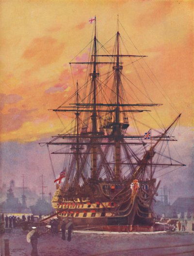 Nelsons Flagship As She Is To-Day, 1936 af Unbekannt