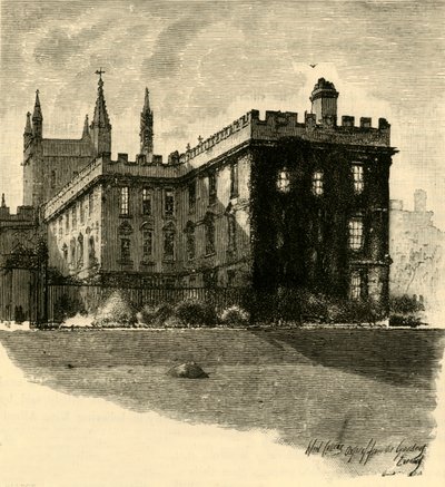 New College, fra haven, 1898. af Unbekannt