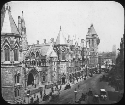 New Law Courts, London, slutningen af det 19. århundrede af Unbekannt