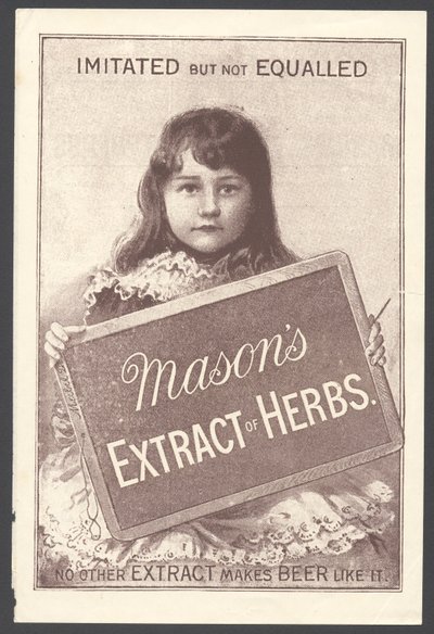 Newball and Mason Extract of Herbs, 1890