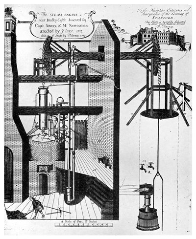 Newcomens dampmaskine til dræning minus, 1956 af Unbekannt