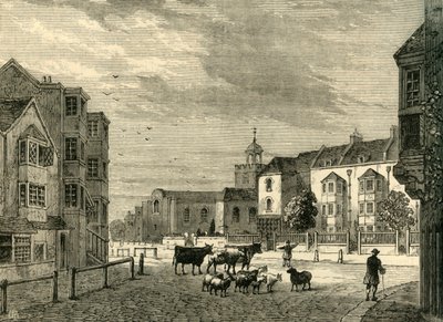 Newington Butts i 1820, c1878. af Unbekannt