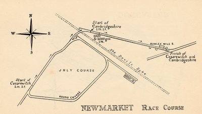 Newmarket Race Course, 1940 af Unbekannt