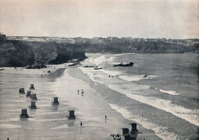 Newquay - Et stille badested, 1895 af Unbekannt