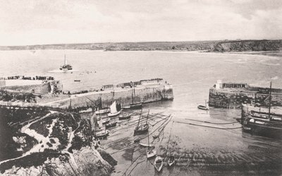 Newquay havn, Newquay, Cornwall, 1908 af Unbekannt