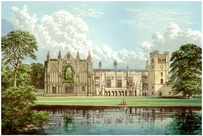 Newstead Abbey, Nottinghamshire, hjemsted for Webb-familien, c1880 af Unbekannt