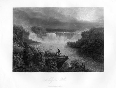 Niagara Falls, 1855 af Unbekannt