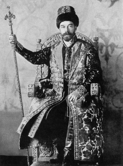 Nikolaj II af Rusland, 1894, c1920 af Unbekannt