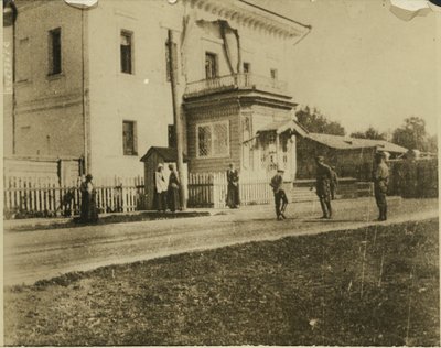 Nicholas II af Rusland med familie i Tobolsk af Unbekannt