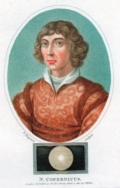 Nicolas Copernicus, polsk astronom, 1802 af Unbekannt