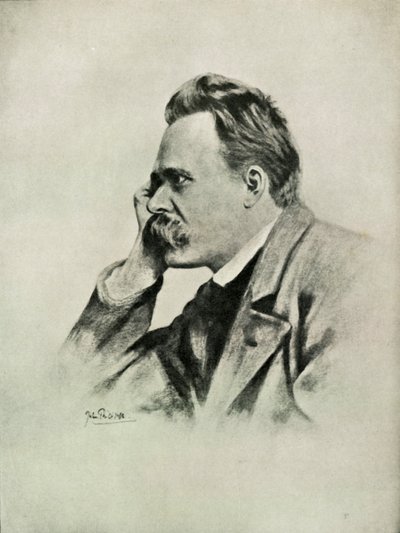Nietzsche, 1919. af Unbekannt