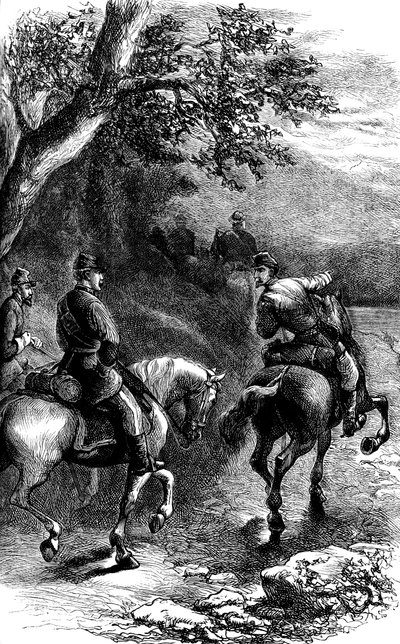 Natmarch på Harpers Ferry, Virginia, c1861 c1880 af Unbekannt