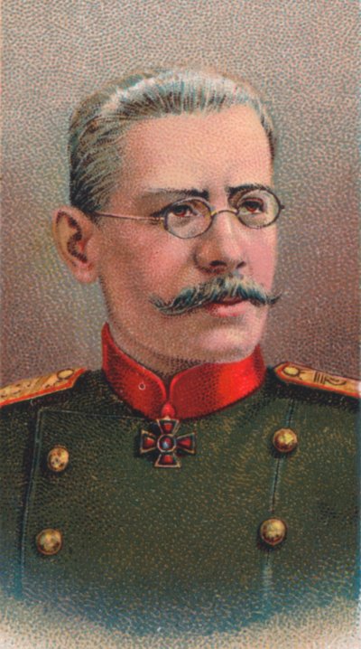 Nikolai Vladimirovich Ruzsky 1854-1918, russisk general fra Første Verdenskrig, 1917 af Unbekannt