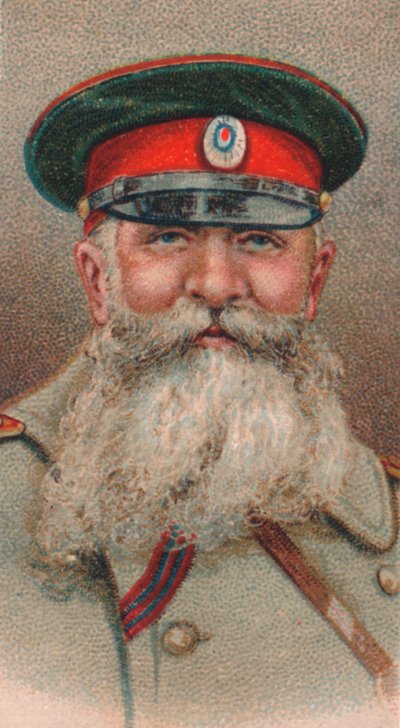 Nikolay Iudovich Ivanov 1851-1919, general i den kejserlige russiske hær, 1917 af Unbekannt