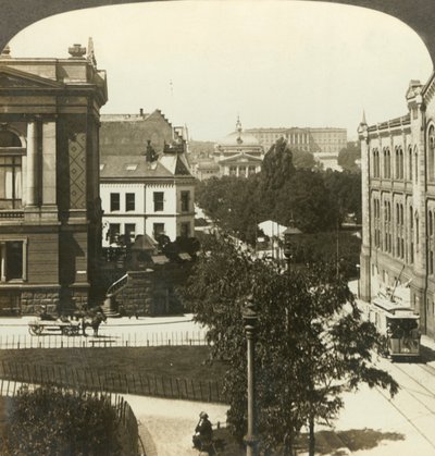 Norges fine hovedstad, Christiania, Norge, c1905. af Unbekannt