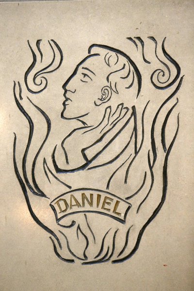 Notre Dame de France katolske kirke, London. Profeten Daniel, London, Storbritannien af Unbekannt