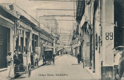 Bishop Street, Havana, c1910 af Unbekannt