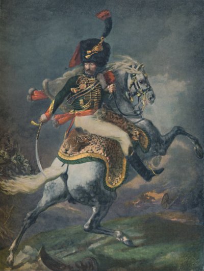 Officer for de monterede chasseurs lade. Imperial Guard, c1812, 1896. af Unbekannt