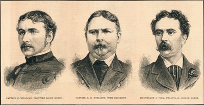 Officerer dræbt i Zulu-krigen, 1879. af Unbekannt