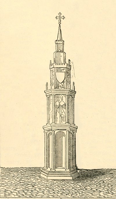 Gamle Charing Cross, 1881. af Unbekannt